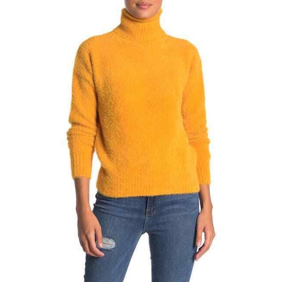 Code x Mode Sweaters - Code x Mode Cozy Turtleneck Sweater Yellow NEW